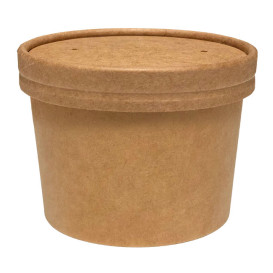 Kraft Carton Pot 8Oz/250ml Ø9cm (25 Units)