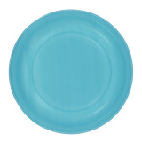 Reusable Plate Flat Economic PS Turquoise Ø22cm (25 Units)