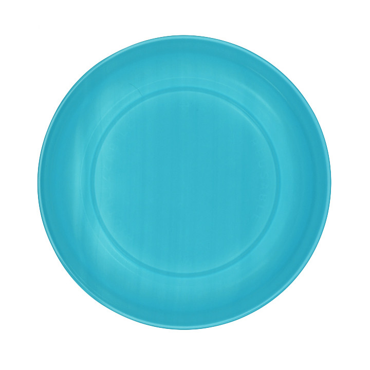 Reusable Plate Flat Economic PS Turquoise Ø20,5cm (25 Units)