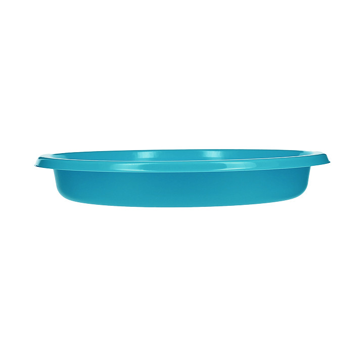 Reusable Plate Flat Economic PS Turquoise Ø20,5cm (150 Units)