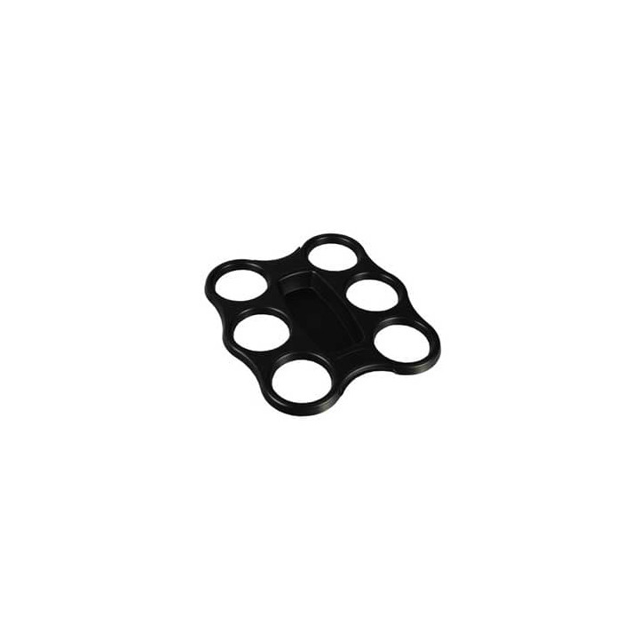 Plastic Cup Carrier PS Reusable Tray 6 Slots (1 Unit) 