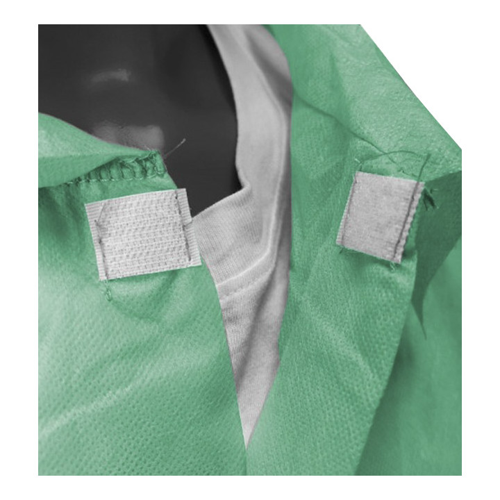 Disposable Lab Coat TST PP Velcro Green XL (1 Unit)
