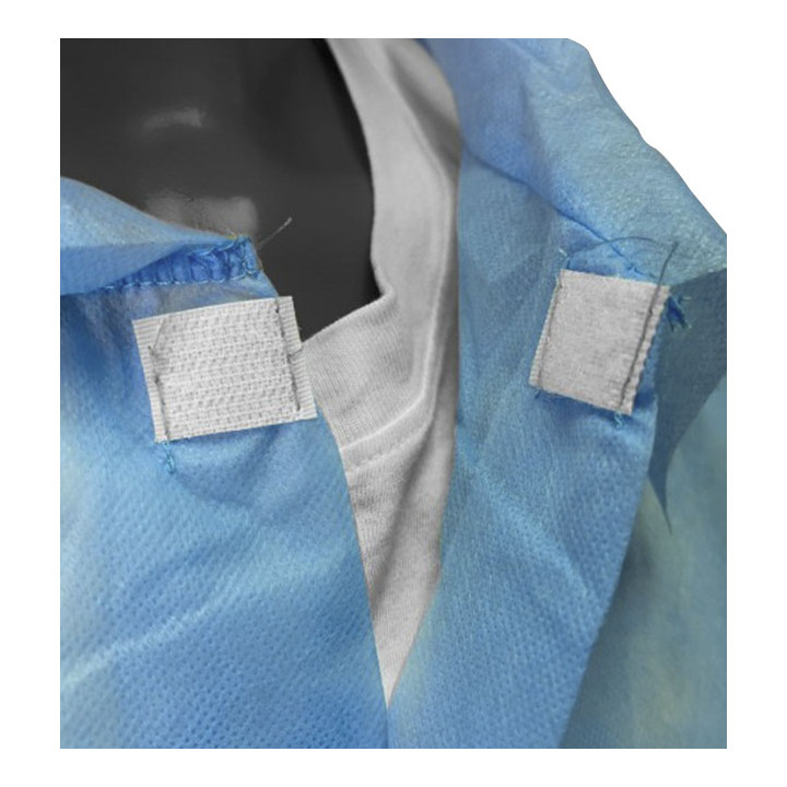 Disposable Lab Coat TST PP Velcro Blue XL (1 Unit) 