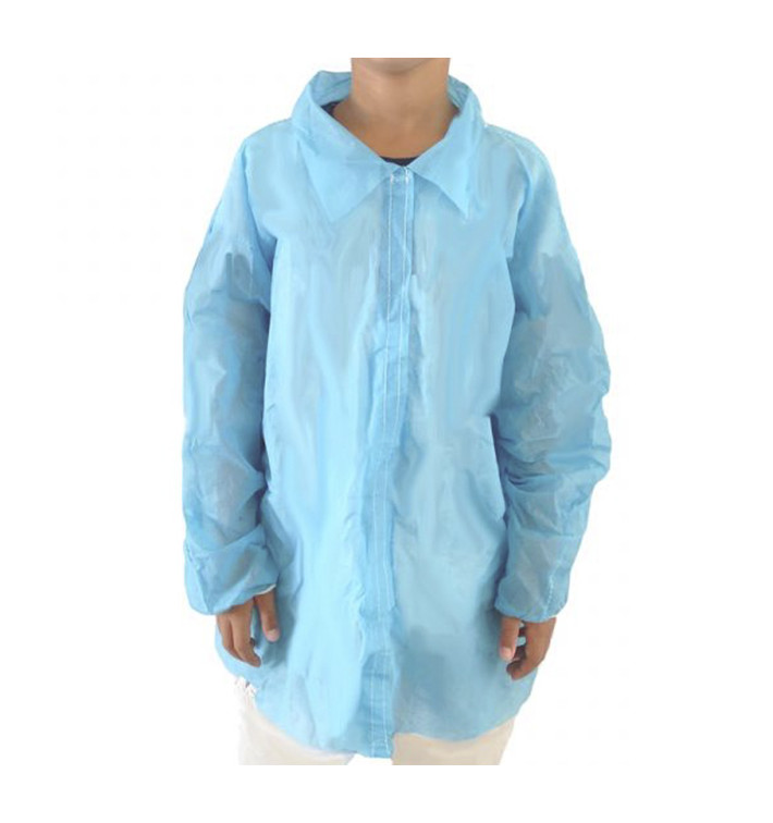 Disposable Kids Lab Coat TST PP Velcro Blue (1 Unit) 