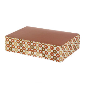 Box for Chocolates and Sweets Coral 19,5x13,5x5,3cm (600 Units)