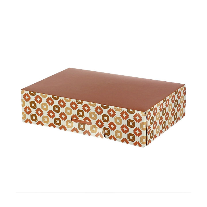 Box for Chocolates and Sweets Coral 22x15x6cm (100 Units)