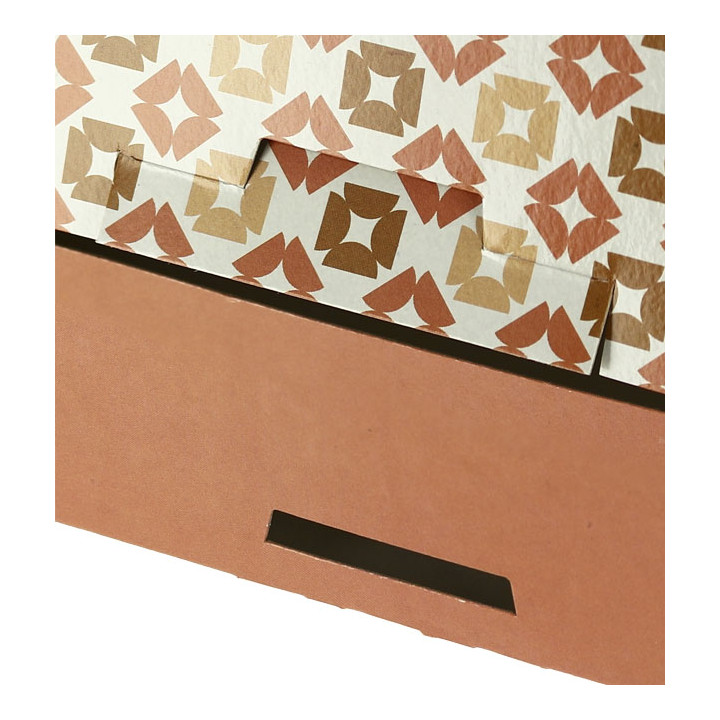 Box for Chocolates and Sweets Coral 22x15x6cm (100 Units)