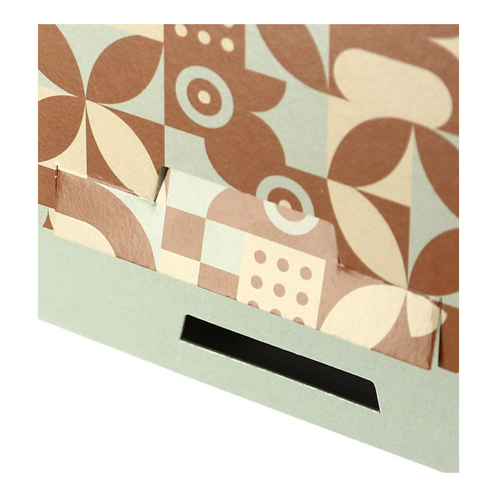 Box for Chocolates and Sweets Mint Chocolate 22x15x6cm (600 Units)