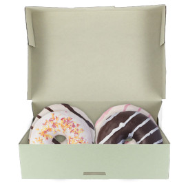 Box for Chocolates and Sweets Mint Chocolate 19,5x13,5x5,3cm (600 Units)
