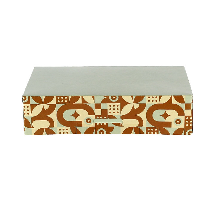 Box for Sweets Mint Chocolate 17,5x11,5x4,7cm (100 Units)