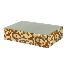 Box for Sweets Mint Chocolate 17x11,5x4,3cm (600 Units)