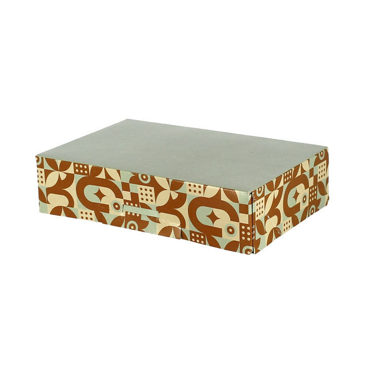 Box for Sweets Mint Chocolate 17,5x11,5x4,7cm (600 Units)