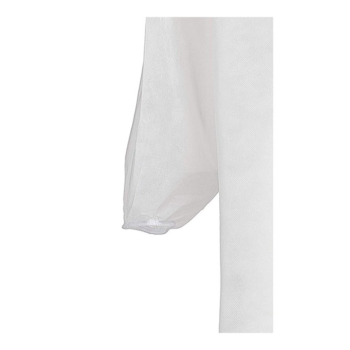 Disposable Lab Coat TST PP Velcro White 4XL (100 Units)