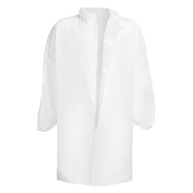 Disposable Lab Coat TST PP Velcro White 4XL (100 Units)