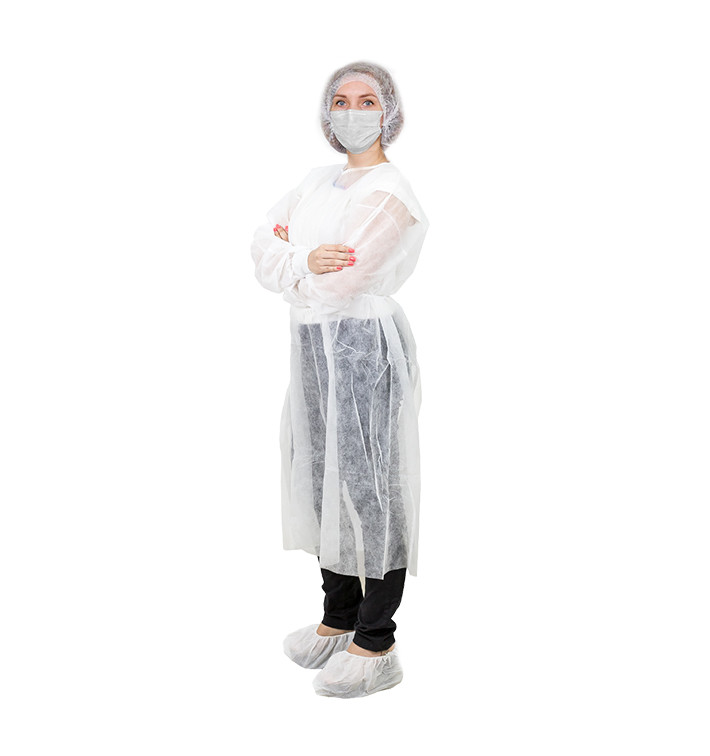 Disposable Visit Kit TNT 3 pieces + Mask White (1 Unit)