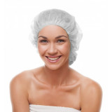 Disposable Bouffant Cap PP White Ø55cm (100 Units)  