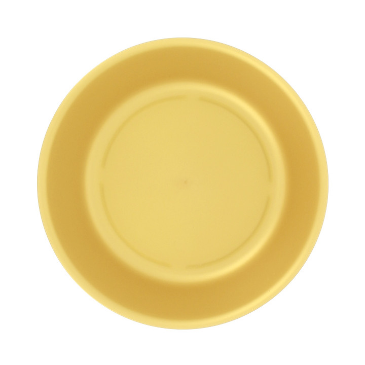 Reusable Plate Durable PP Mineral Gold Ø18cm (6 Units)