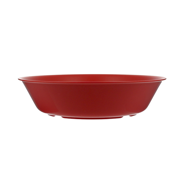 Reusable Plate Durable PP Mineral Red Ø18cm (6 Units)