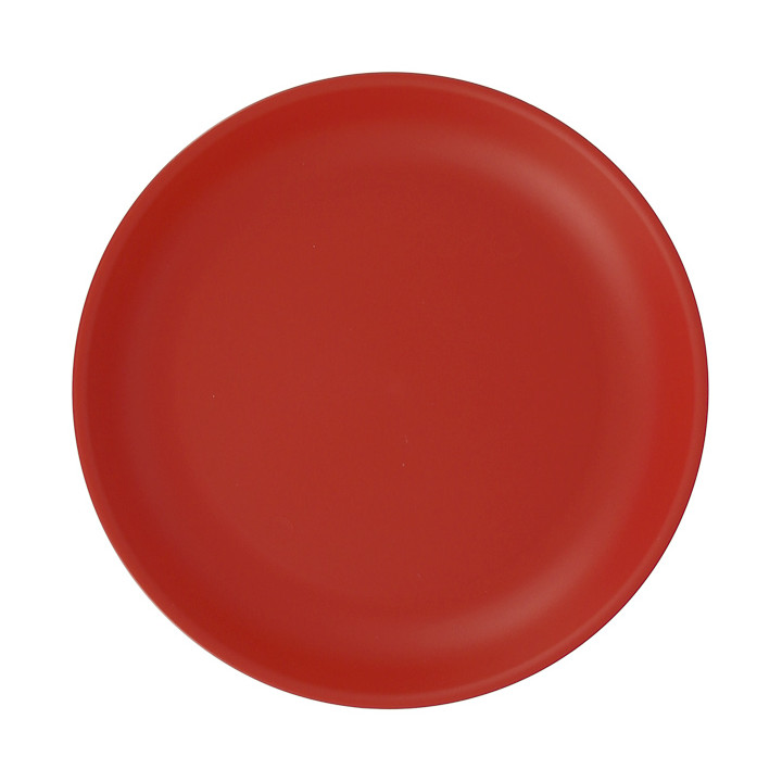 Reusable Plate Durable PP Mineral Red Ø21cm (54 Units)