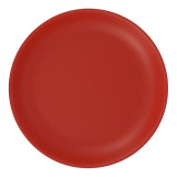 Reusable Plate Durable PP Mineral Red Ø21cm (6 Units)