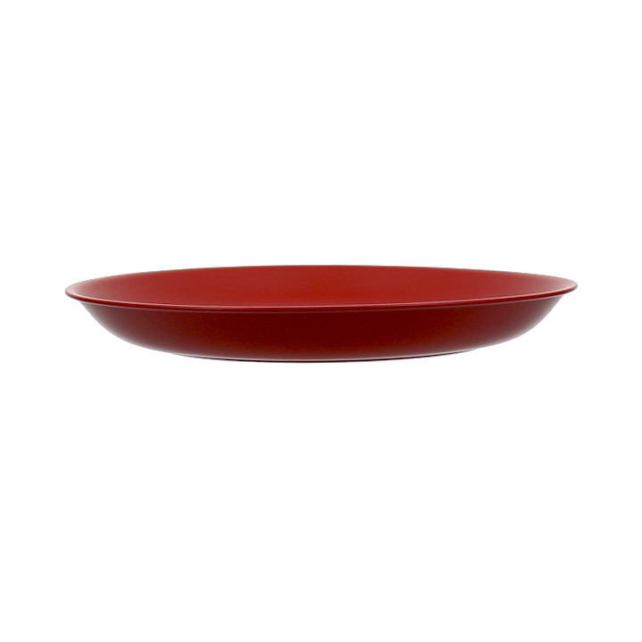 Reusable Plate Durable PP Mineral Red Ø21cm (6 Units)