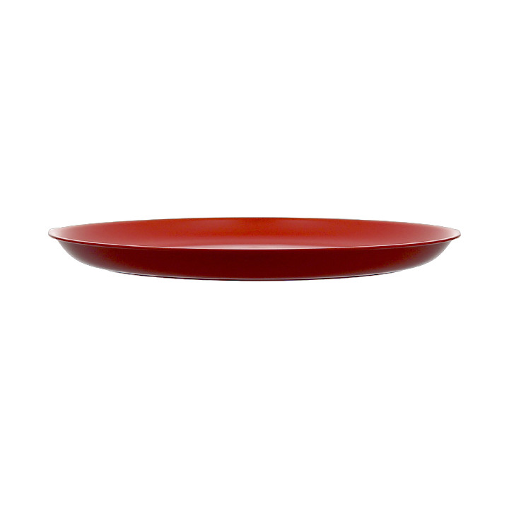 Reusable Plate Durable PP Mineral Red Ø27,5cm (54 Units)