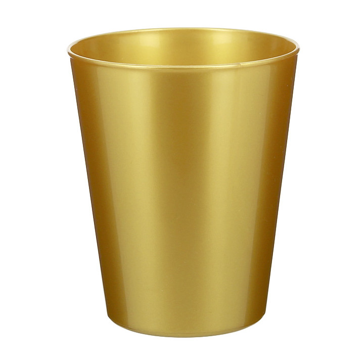 Reusable Cup Durable PP Mineral Gold 330ml (6 Units)