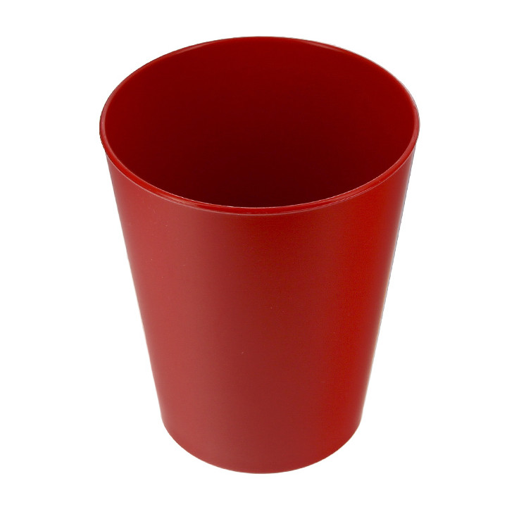 Reusable Cup Durable PP Mineral Red 330ml (6 Units)