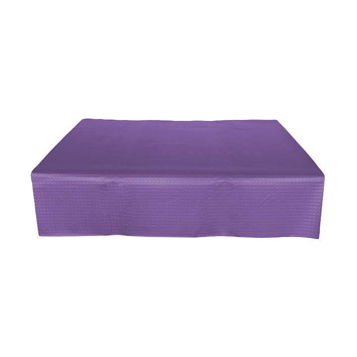 Pre-Cut Paper Tablecloth Lilac 40g 1,2x1,2m (300 Units)  