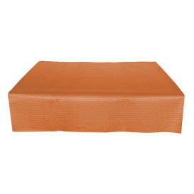 Pre-Cut Paper Tablecloth Orange 40g 1,2x1,2m (300 Units)  