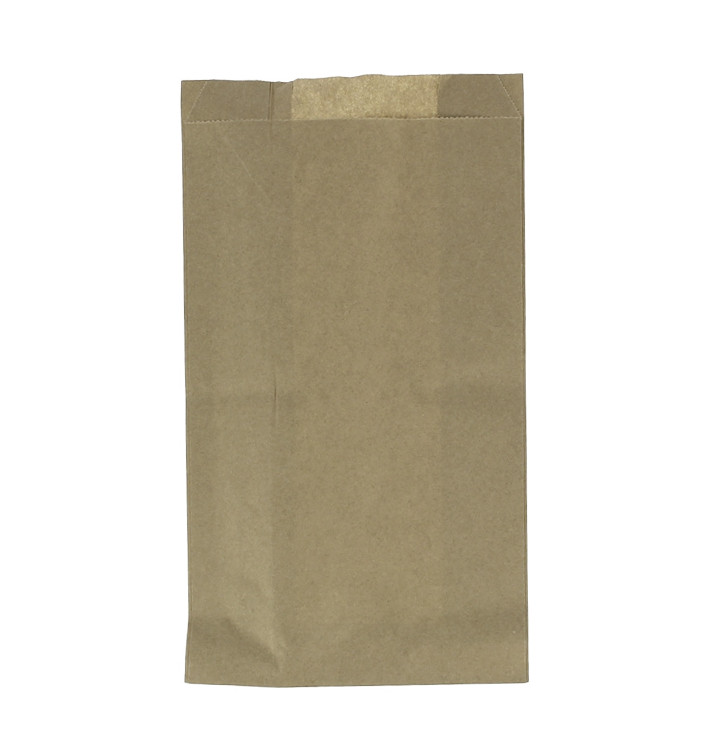 Paper Burger Bag Grease-Proof Burger Design Kraft 14+7x24cm (250 Units)  