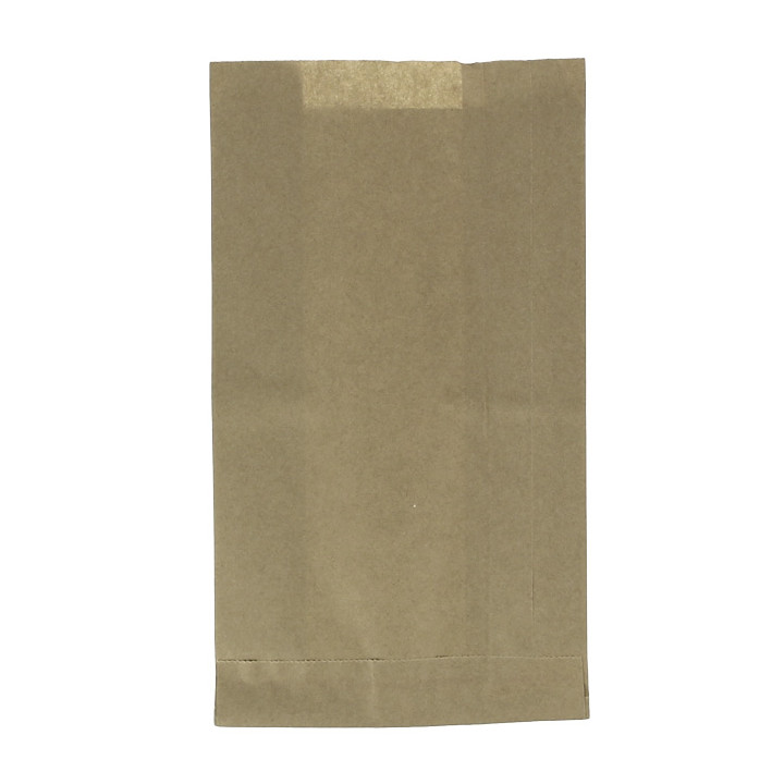 Paper Burger Bag Grease-Proof Burger Design Kraft 14+7x24cm (250 Units)  