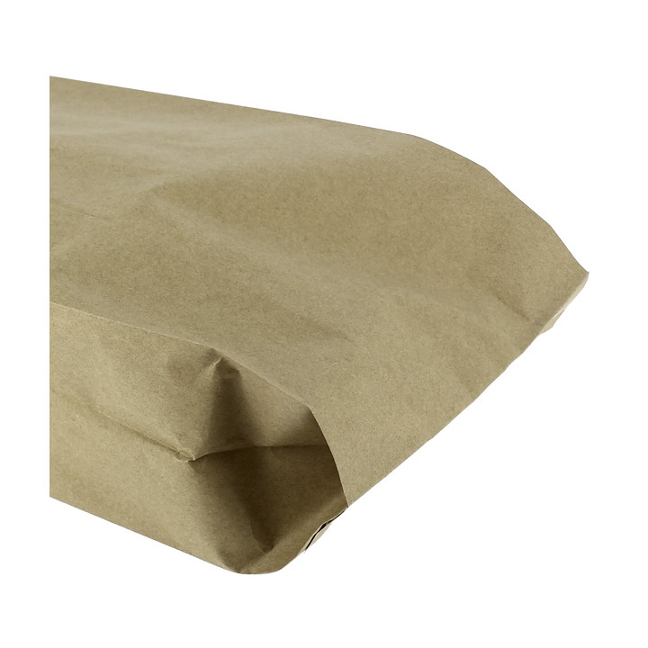 Paper Burger Bag Grease-Proof Burger Design Kraft 14+7x24cm (250 Units)  