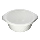 Plastic Deli Container PP Round Shape White 400ml Ø14,4cm (100 Units)  