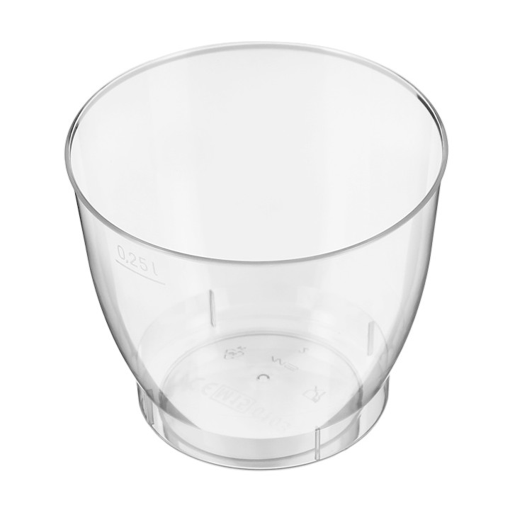 Plastic Cup PS Injection Moulding "Cool Cup PS" 250 ml (25 Units) 