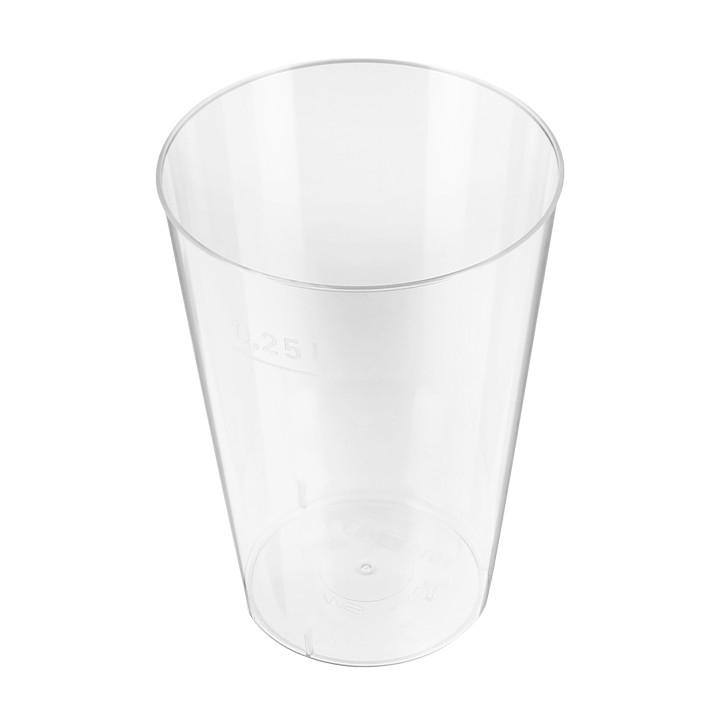 Plastic Cup PS Clear 250 ml (1000 Units)