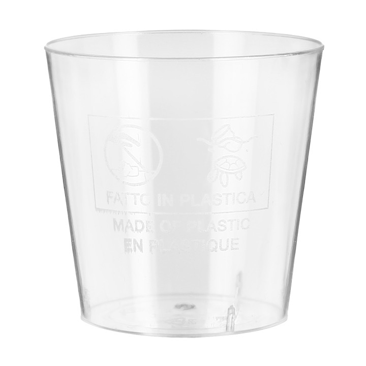 Plastic Shot PS "Moon" Clear 40ml (2.000 Units)