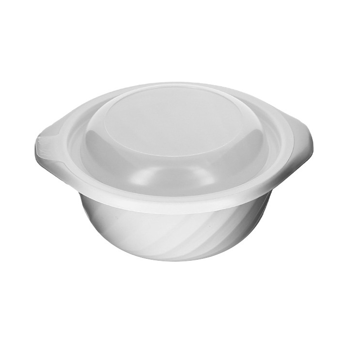 Plastic Lid Translucent Deli Container PP 550ml Ø14,9x2,7cm (600 Units)