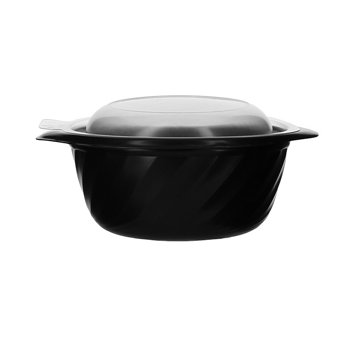 Plastic Lid Translucent Deli Container PP 550ml Ø14,9x2,7cm (600 Units)