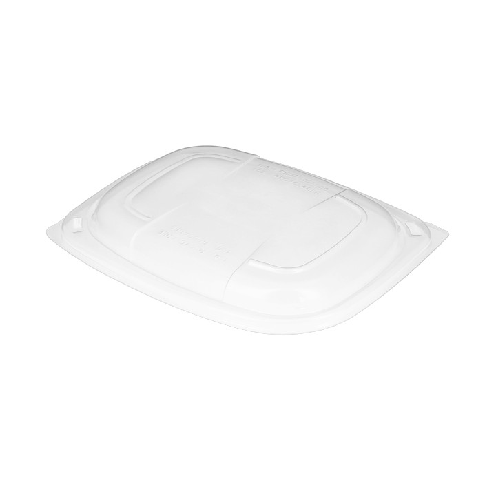 Plastic Lid Translucent Container PP 800/1000ml 21,5x17x2cm (20 Units) 