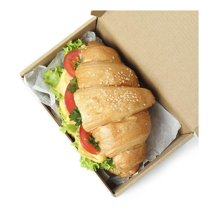 Paper Food Wrap Grease-Proof PE White 28x33cm (1000 Units) 