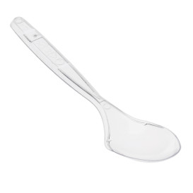 Reusable Teaspoon PS Transparent 125mm (50 Units)