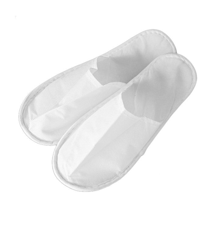 Disposable Slipper TST PP Closed White (50 Units)