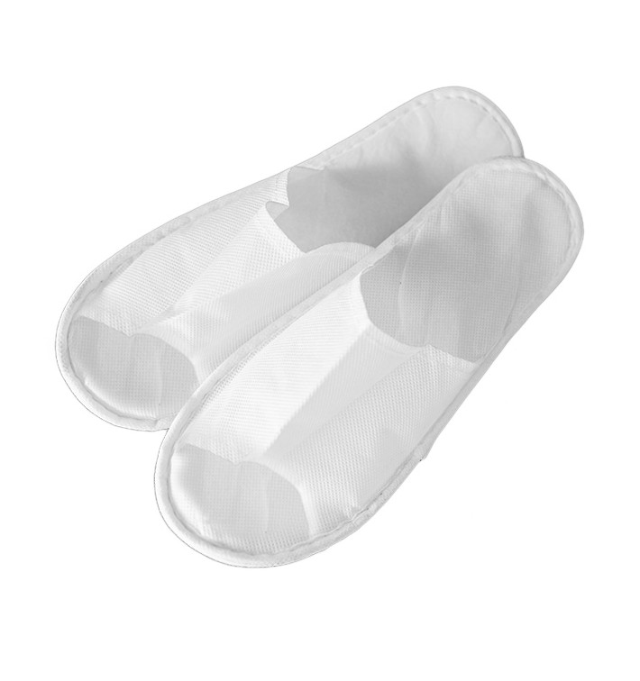 Disposable Slipper TST PP Opened White (50 Units)