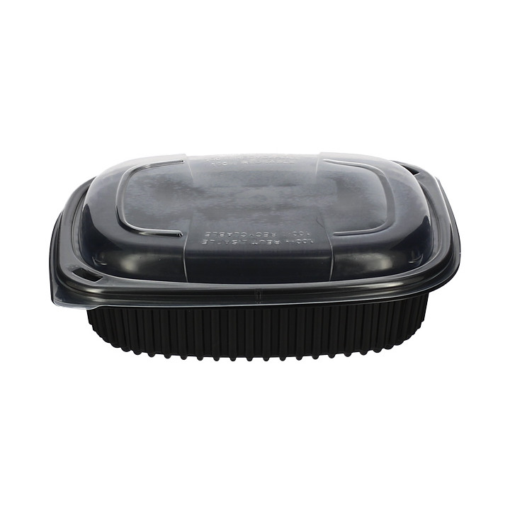 Plastic Lid Translucent Container PP 800/1000ml 21,5x17x2cm (320 Units)