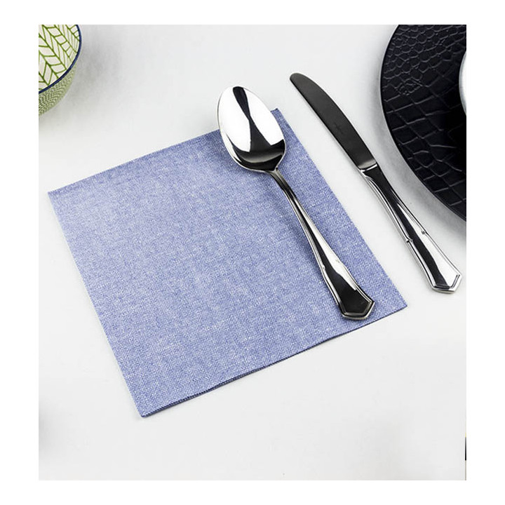 Paper Napkin Double Point "Cow Boys Blue" 40x40cm (600 Units) 