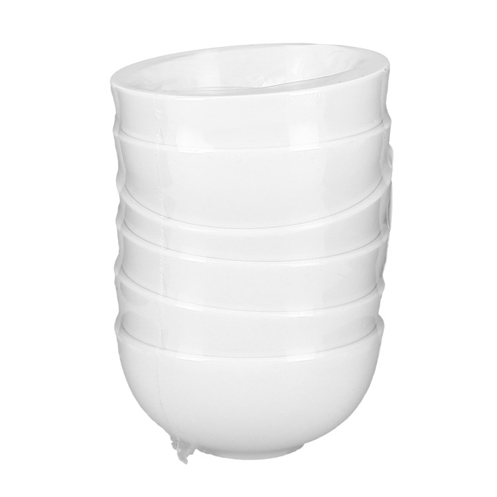 Tasting Plastic Bowl Durable SAN "Classic" White 120ml (72 Units) 