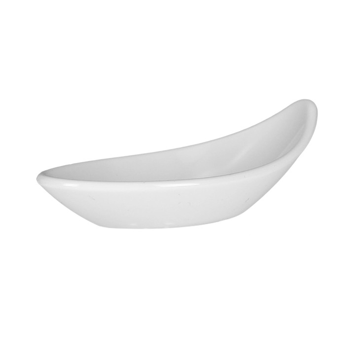 Tasting Plastic Bowl Durable SAN "Drop" White 18ml (6 Units) 