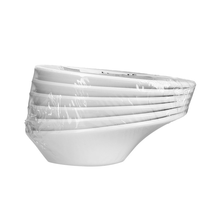 Tasting Plastic Bowl Durable SAN "Sodo" White 40ml (6 Units) 