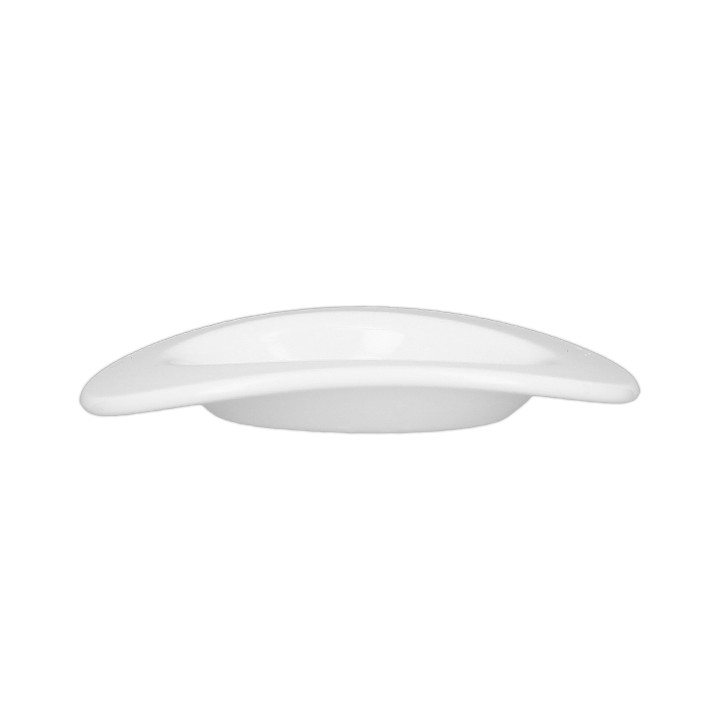 Tasting Plastic Plate Durable SAN "Ellipse" White 10ml (6 Units) 